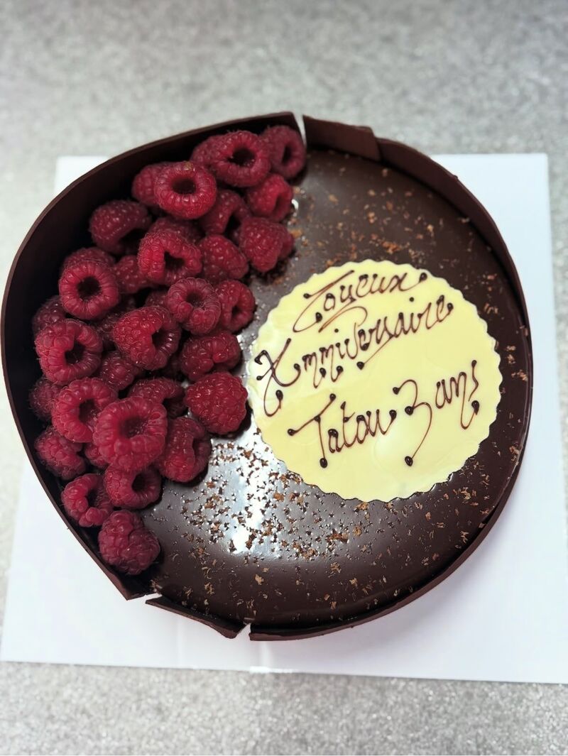 Entremet Chocolat Framboises