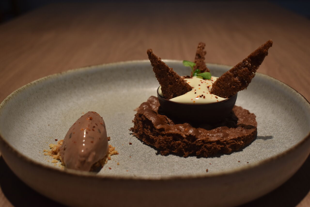 Textures de chocolats / Crème glacée artisanale au chocolat 