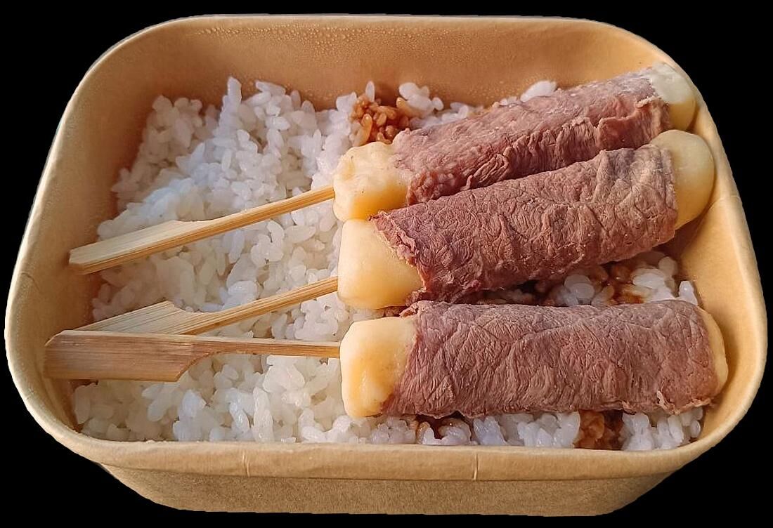 BROCHETTE boeuf & fromage x 3