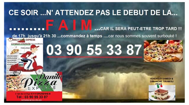 Prenez vous y à temps car nous sommes souvent archi-surbooké !!!