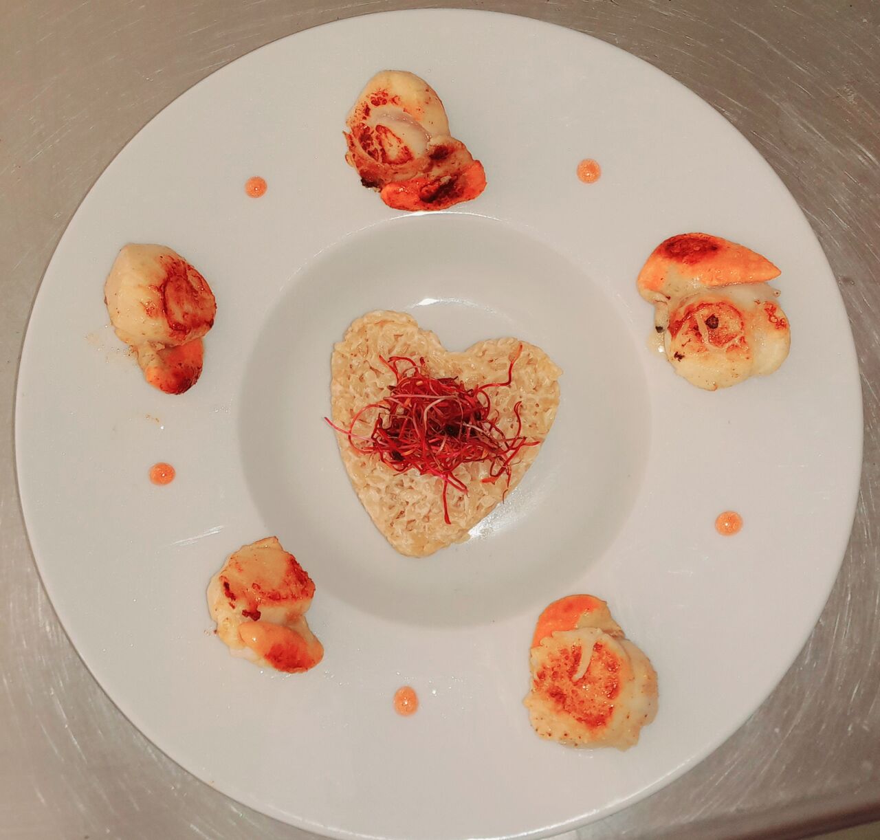 Saint-Jacques et son Risotto de l'Amour