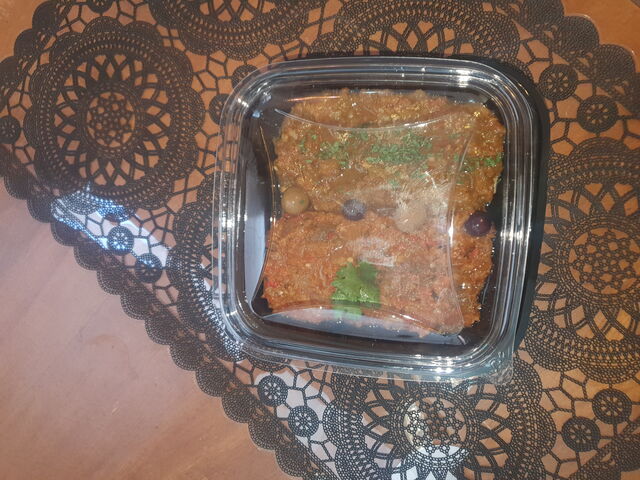 Salade Méchouia et caviar d'aubergines à emporter 