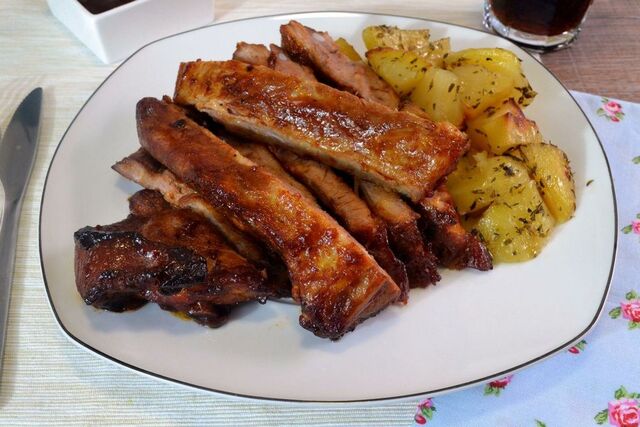 Costillas al horno, ven a probarlas 