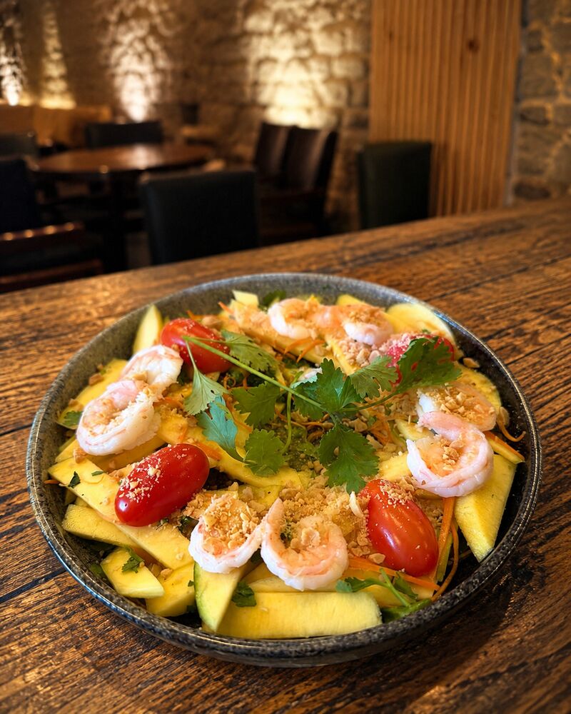 Mango-Salat mit Garnelen (Nr. 14)