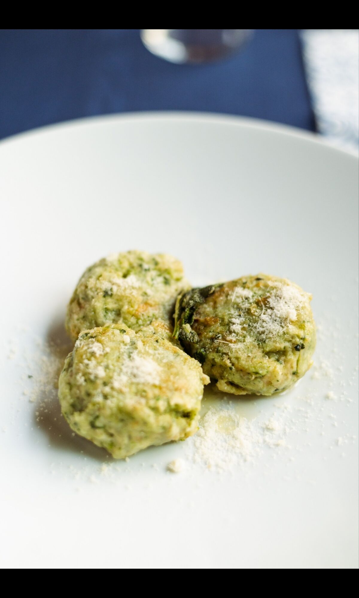 Canederli fatto in casa con spinaci