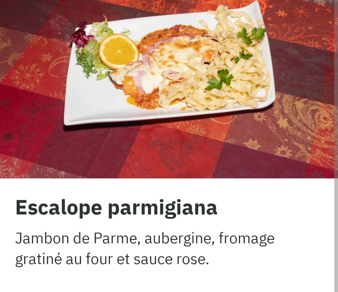 Escalope parmigiana