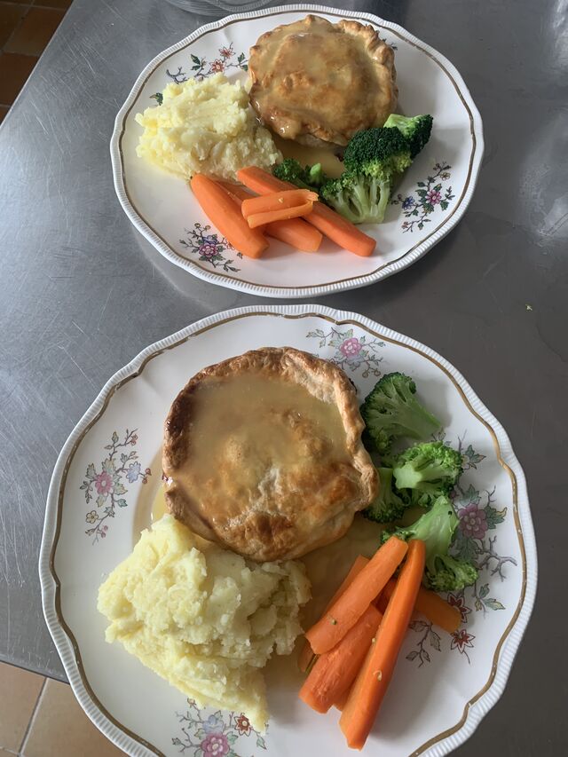 Tourte Poulet et Champignons 