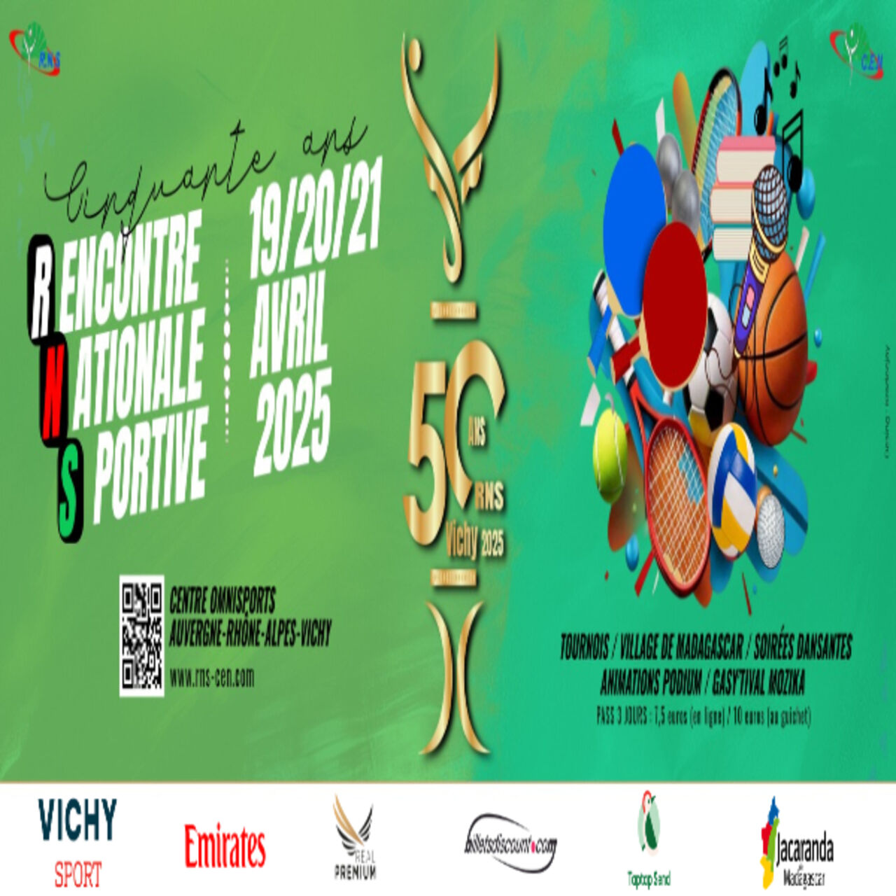 Rencontre Nationale Sportive -RNS 19/20/21 Avril 2025