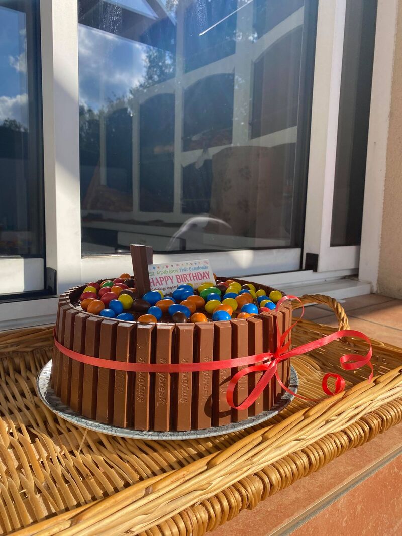 Commande d'un gâteau d'anniversaire 