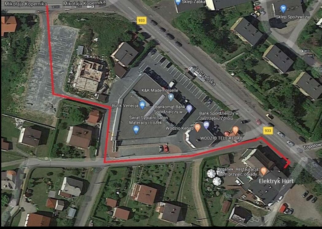 Ze względu na remont zapraszamy ,,od tyłu