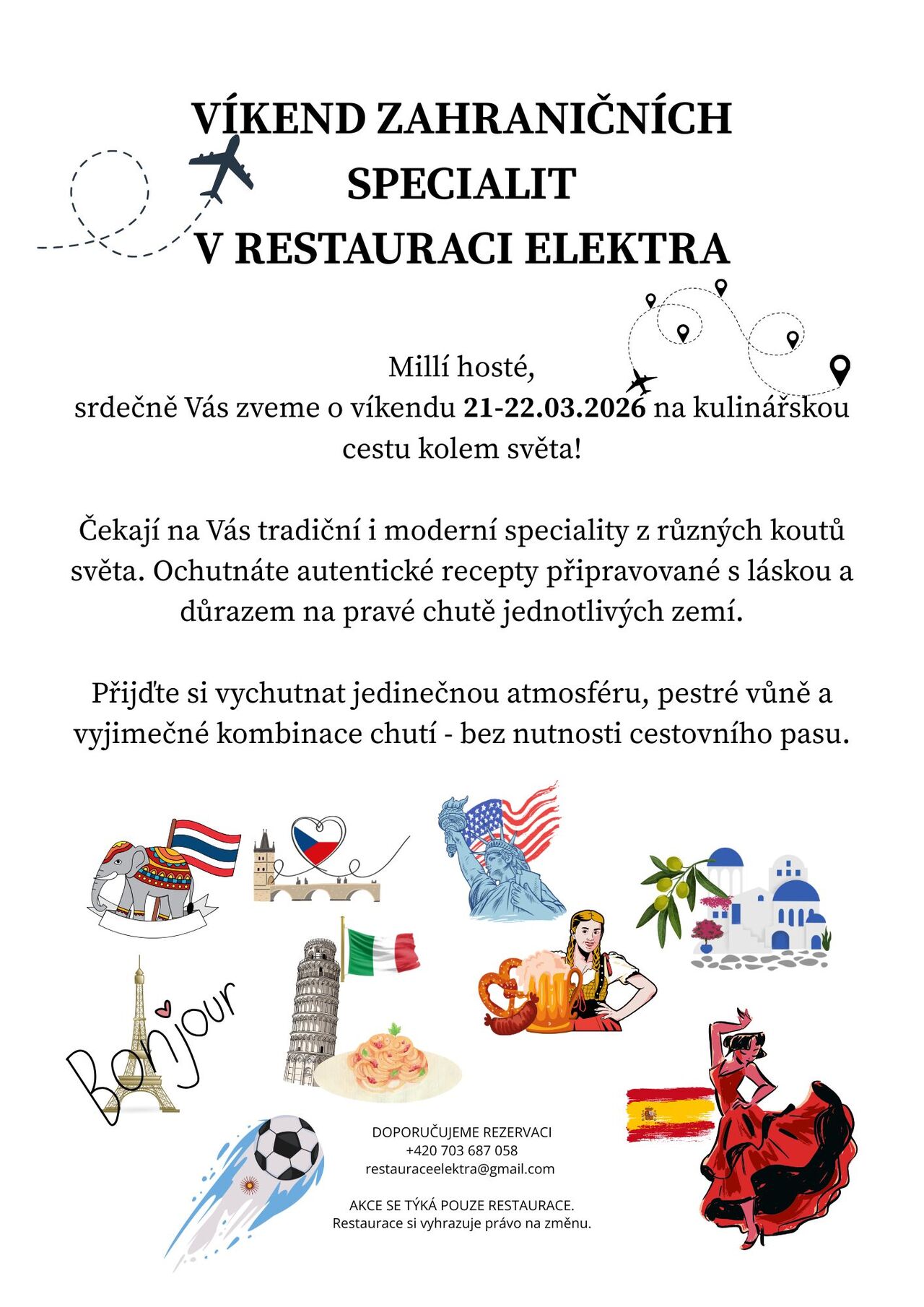 VÍKEND ZAHRANIČNÍCH SPECIALIT