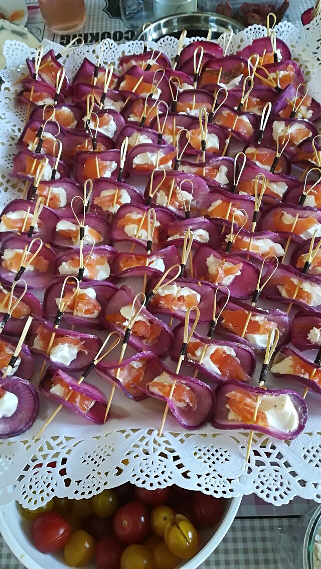 Bouchées Radis noir ou violet saumon