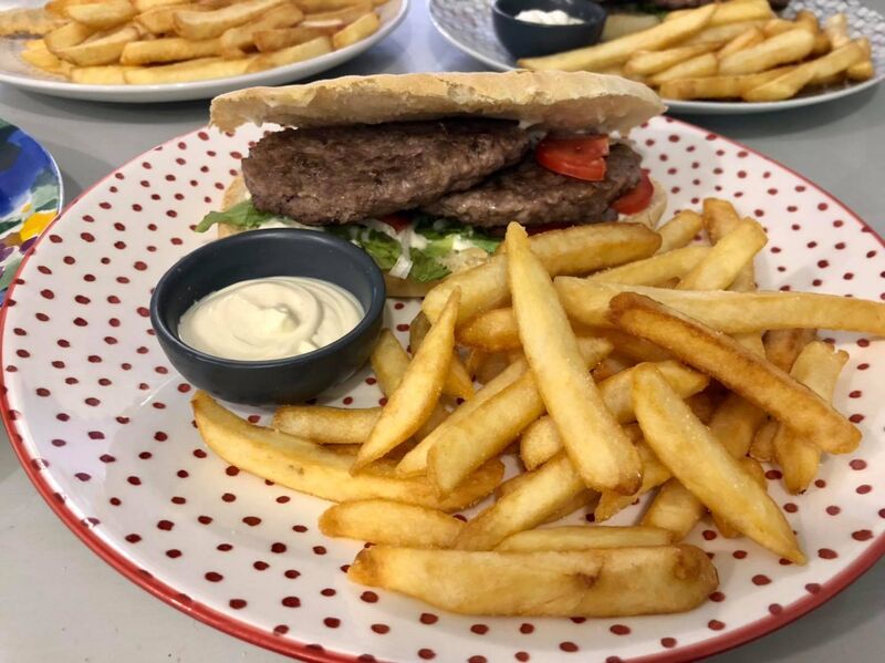 Steak frites pain maison