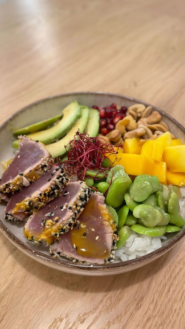 Tataki de thon façon pokebowl