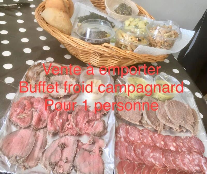 BUFFET FROID ENTRE TERRE ET MER 1 personne : 100 % FAIT MAISON 