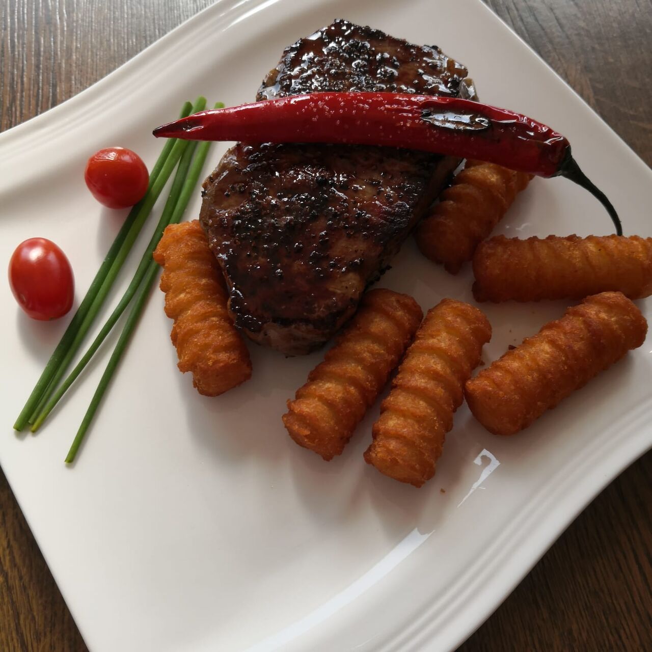 Erstes Steak im Hastener Treff!