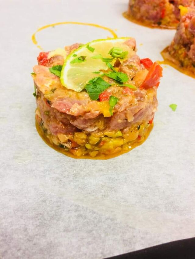 Tartare au saumon frais