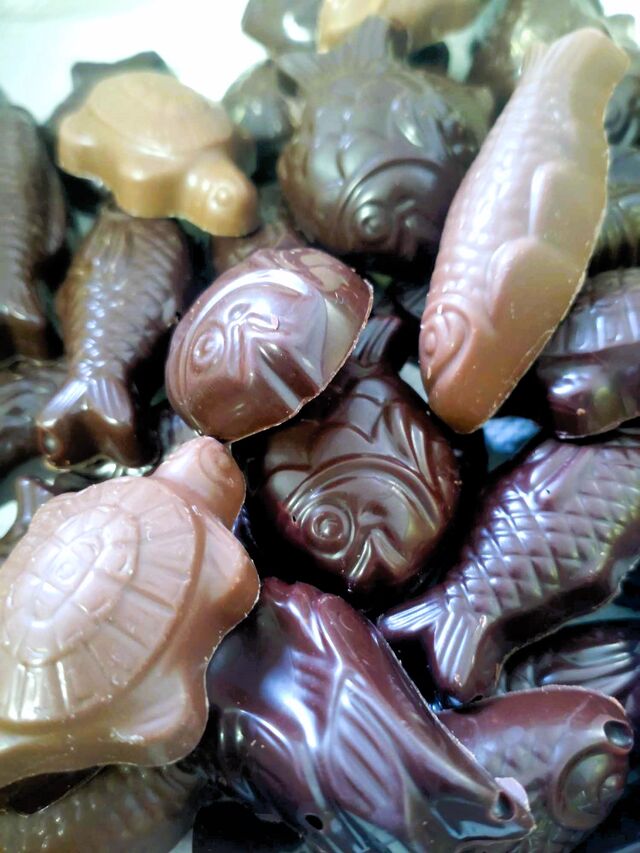 Fritures fourrées au Pralin