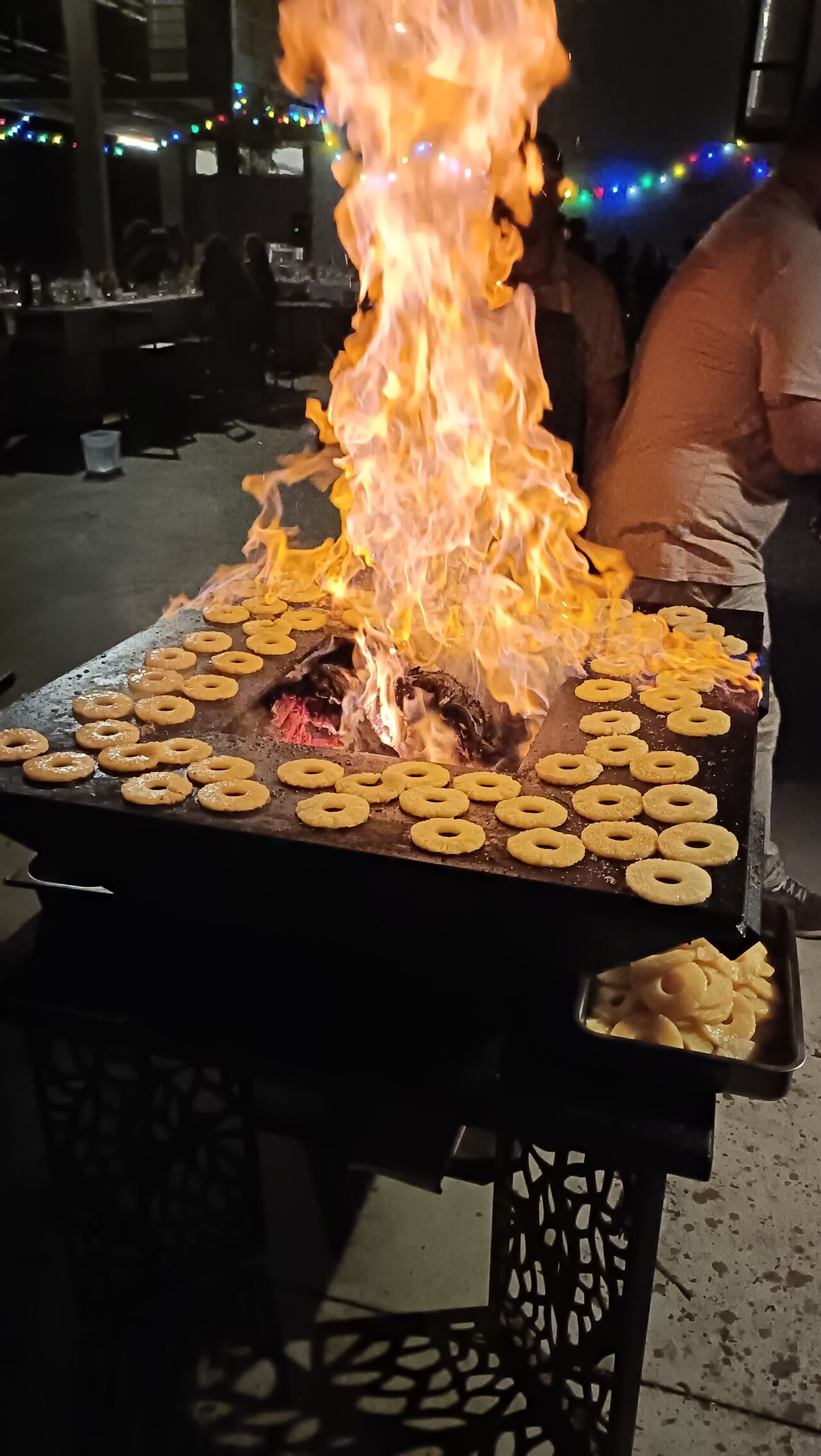 Ananas flambée a l'armagnac