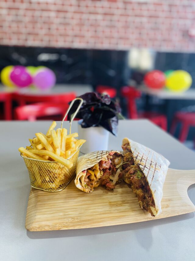 Tacos au poulet tikka 