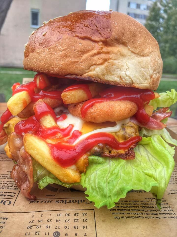 Hasábos kívánság burger