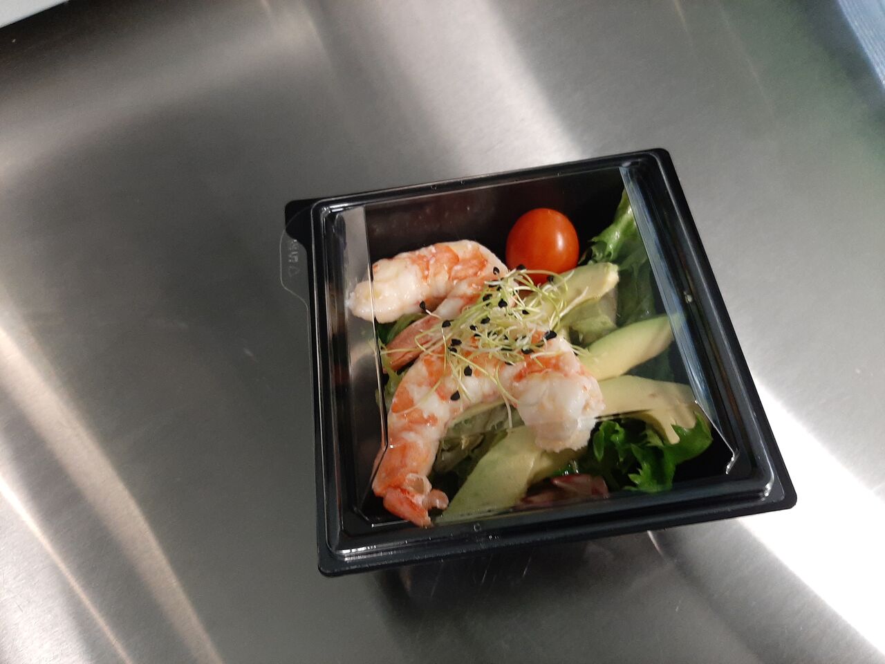 Salade crevette et avocat 