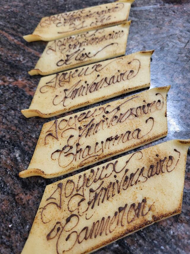 les plaques anniversaires