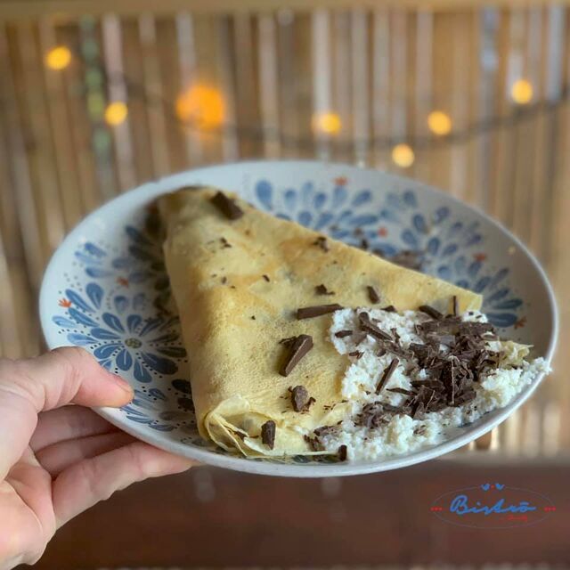 Sezónna palacinka kokos- horká čokoláda 