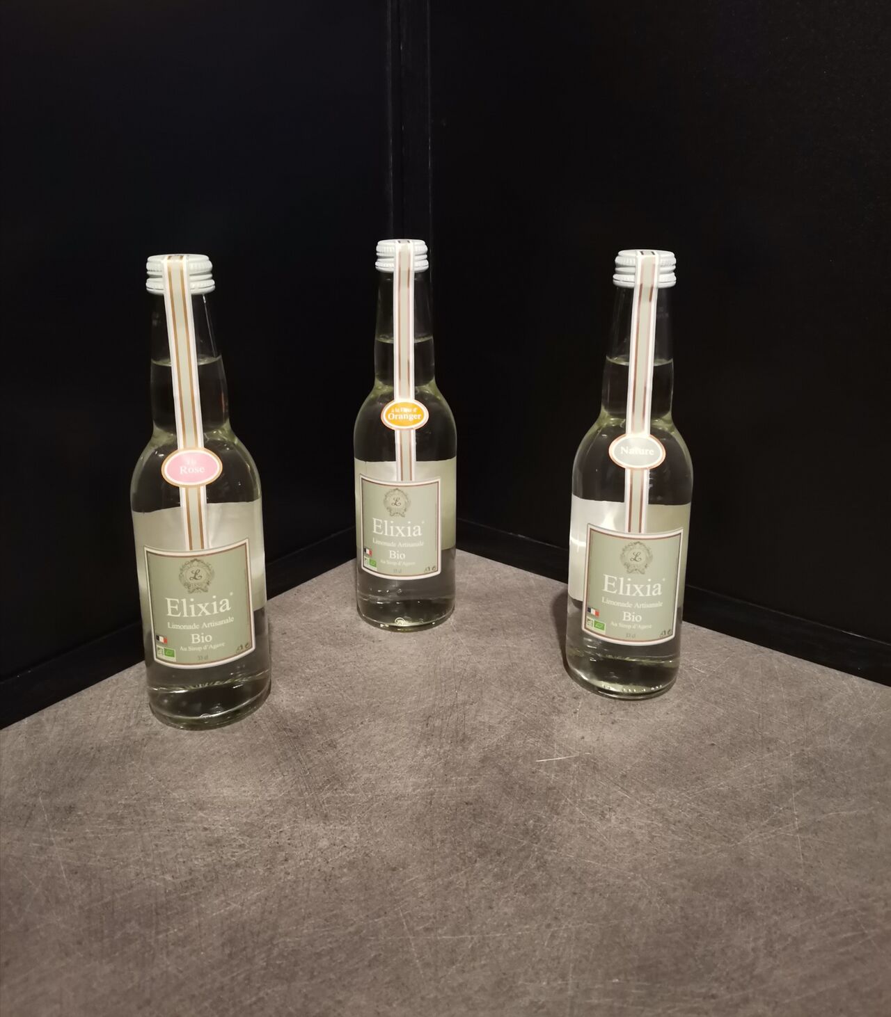 Elixia bio 33cl différents parfums=2.50€ 