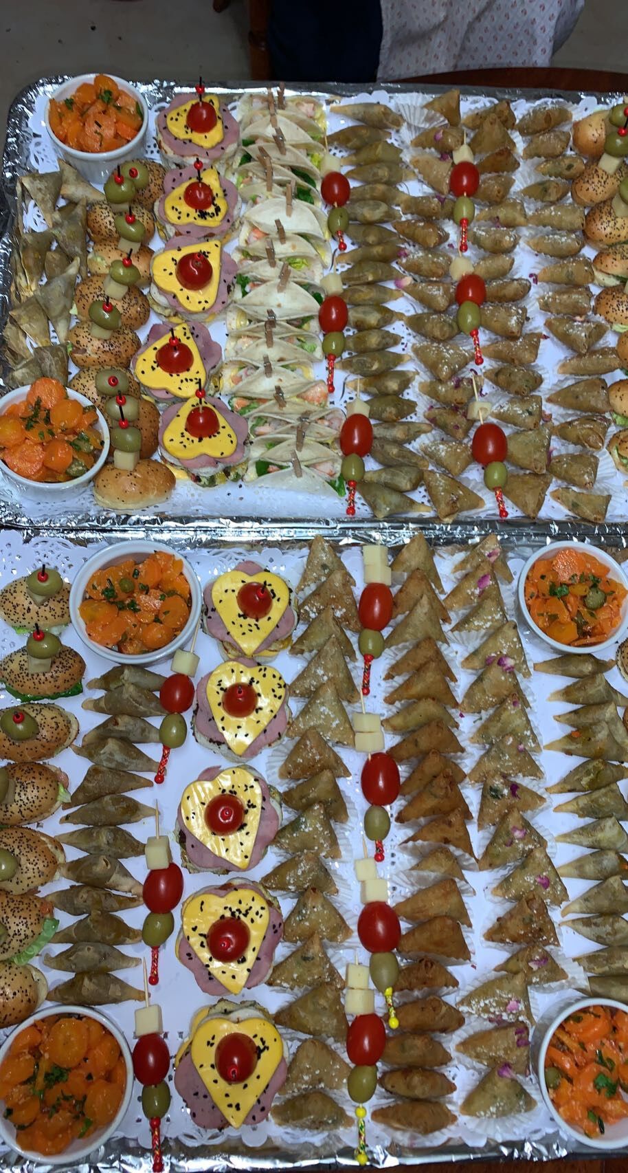 Plateau assortiments petits fours salés