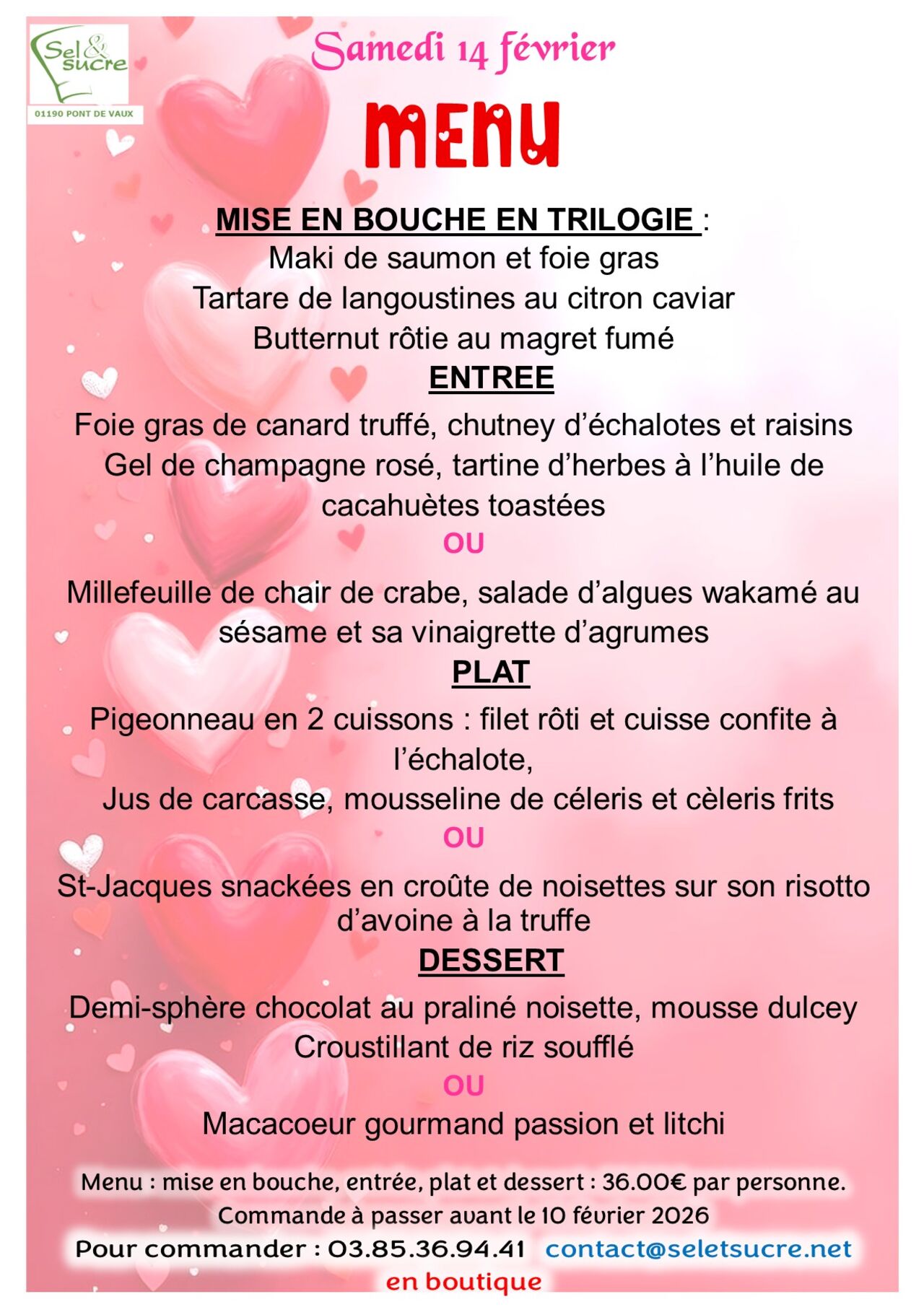 C'EST LA SAINT VALENTIN