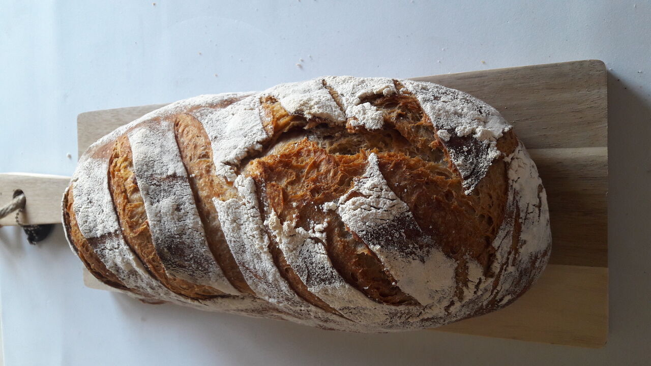 Pan rústico de kilo (Fermentación lenta)