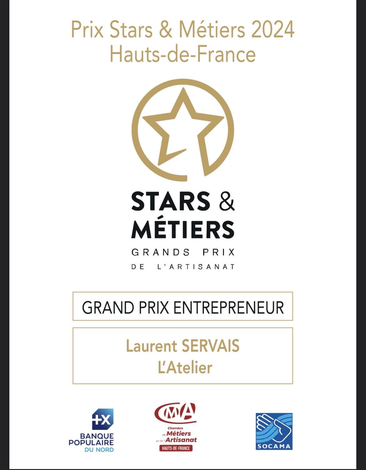 Star et métier entrepreneur 