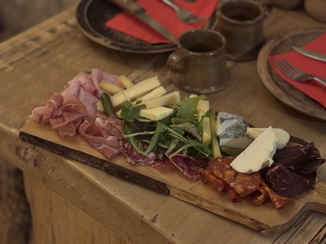 Planche de charcuterie et fromage