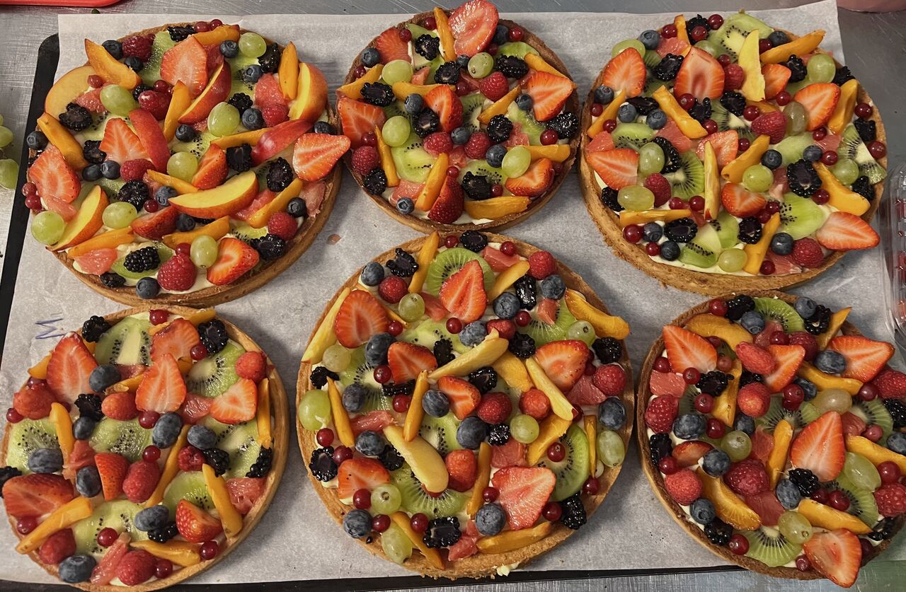Tarte au fruit maison de saison 