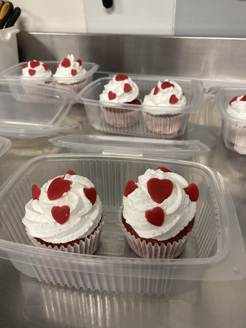 Cupcakes red velvet Pour la St Valentin ♥️