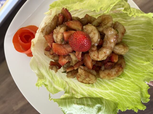 Gamberetti alla Fragola