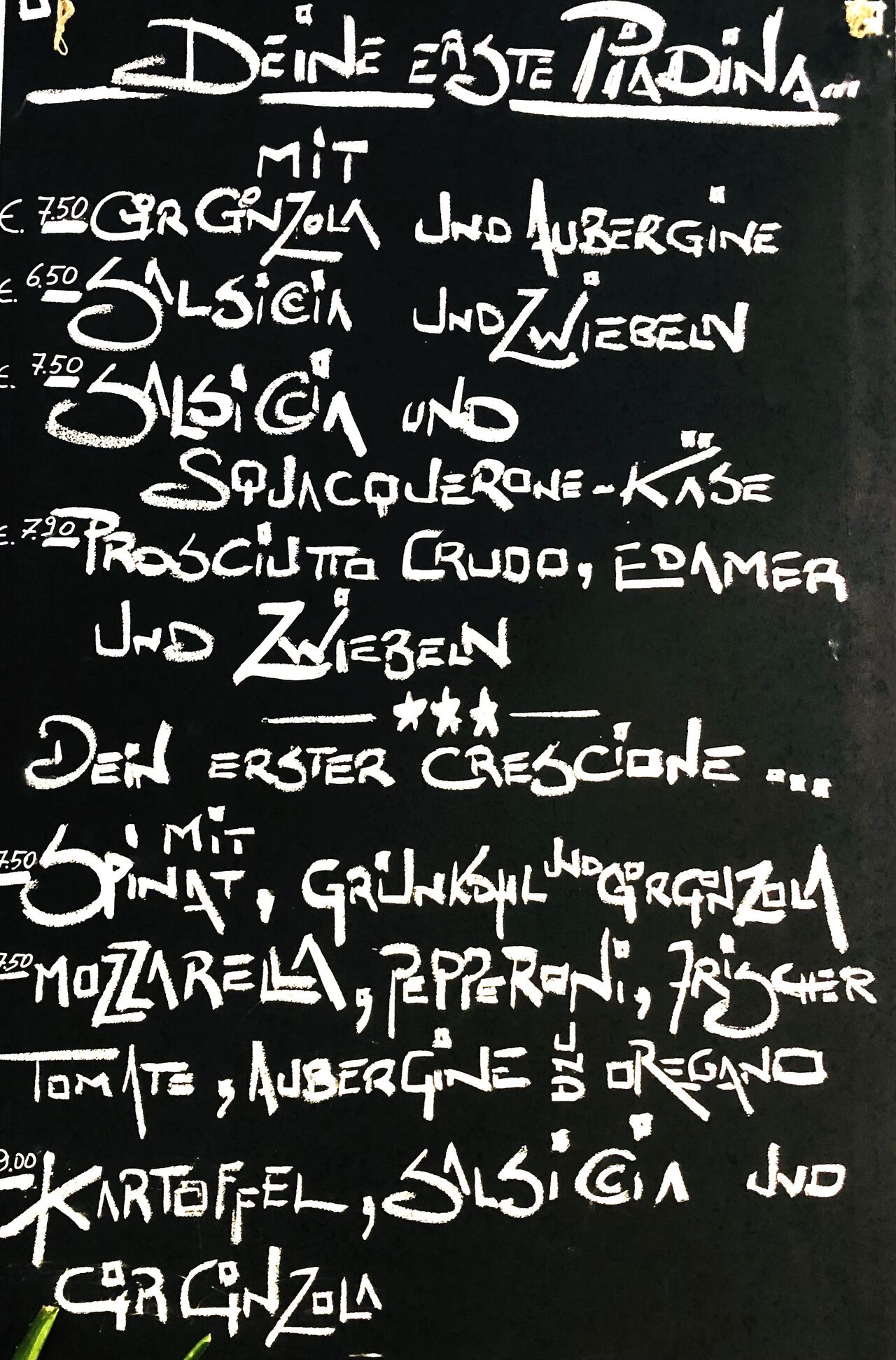 Deine erste Piadina...