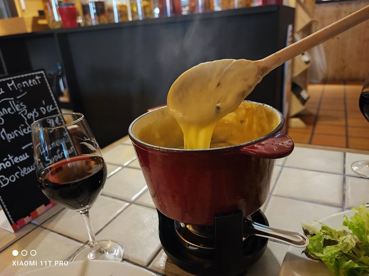 Fondue Savoyarde aux trompettes de la mort