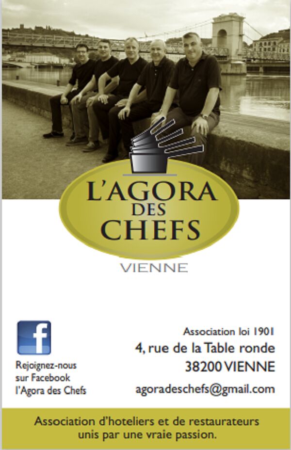 Nous sommes membre de l'Agora des Chefs, n'hésitez pas à venir visiter notre page Facebook