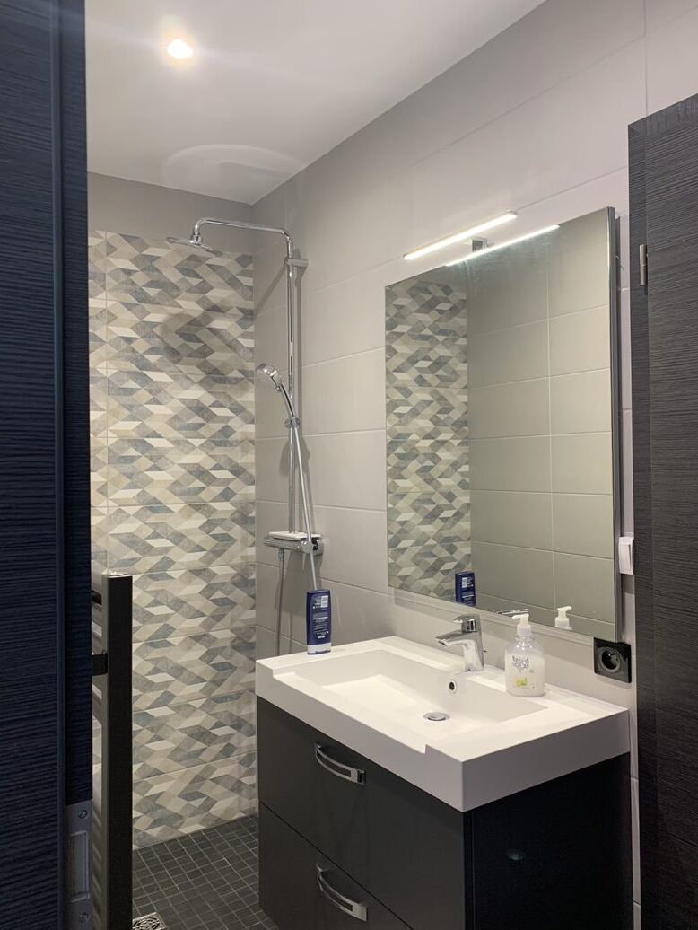 La salle de bain attenante aux chambres d'hôtes