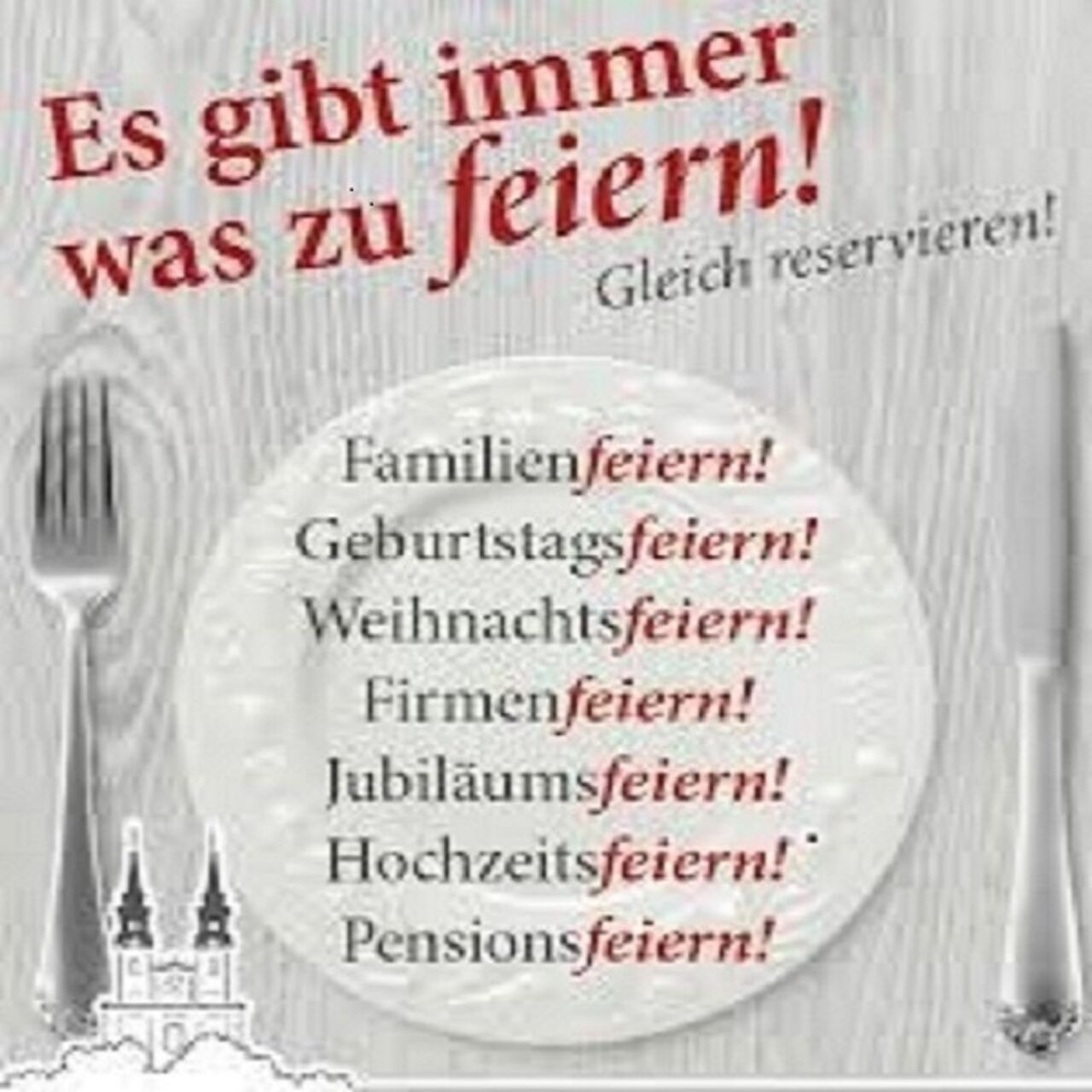 Gründe zu feiern gibt es viele. Feiert bei uns im Nibelungenhof !