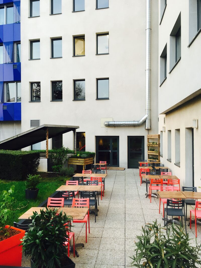 Notre terrasse privative à l'ombre