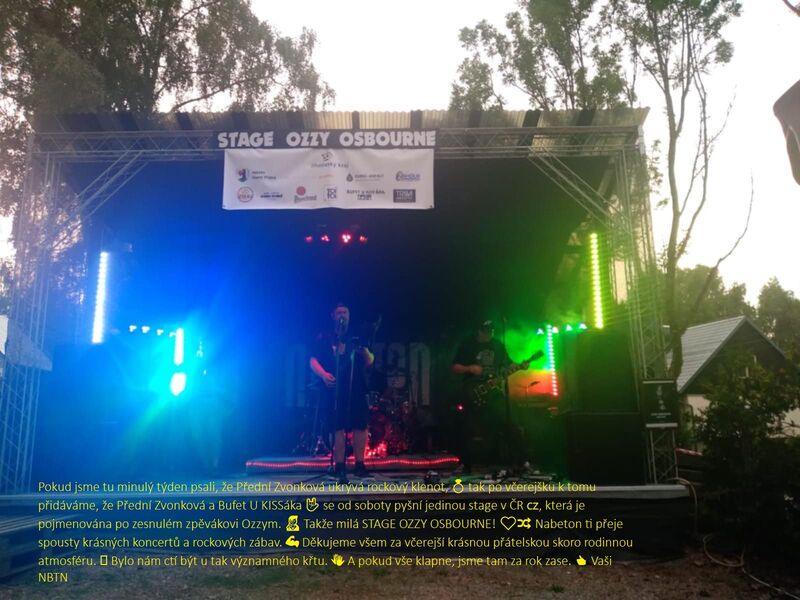 KŘEST I.STAGE OZZY OSBOURNE +NABETON
