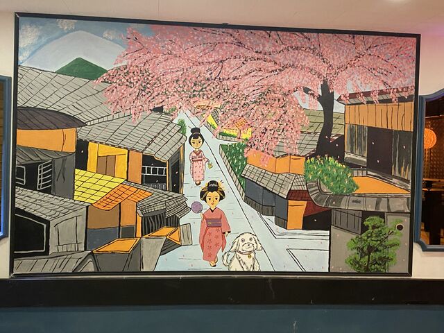 Une jolie peinture japonaise 