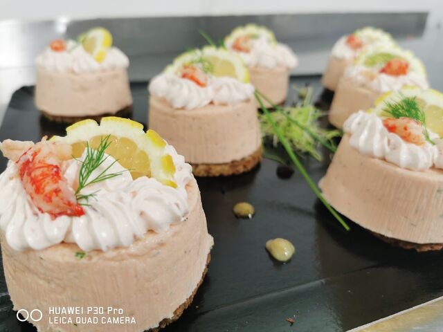 bavarois aux deux saumons