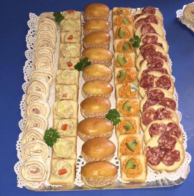 Plateau de toast froids ( Wrap, navettes garni...) 