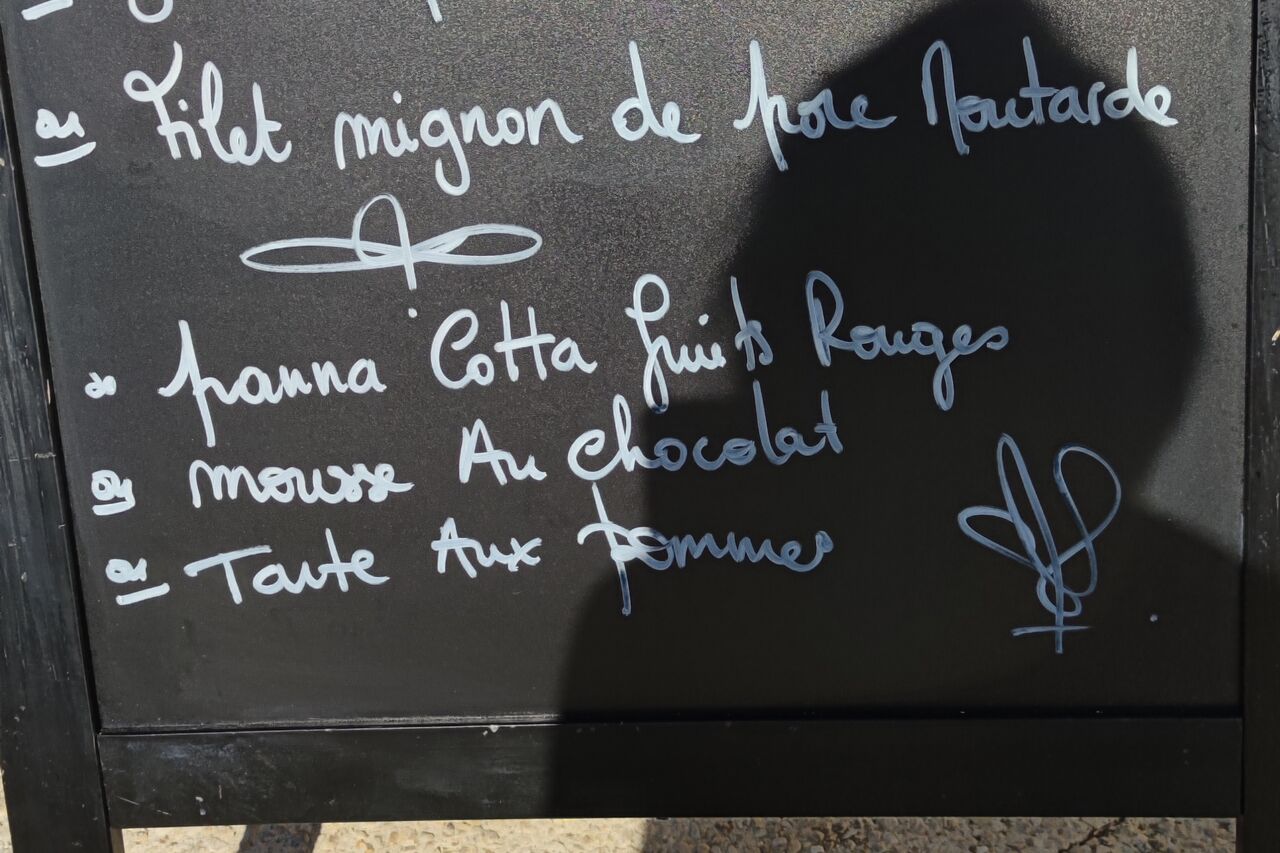 Menu du 27/2