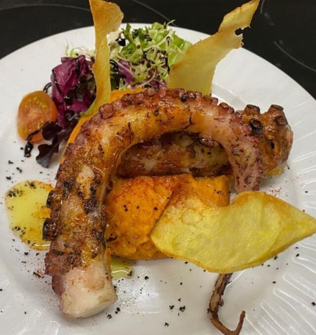 Pulpo a la brasa