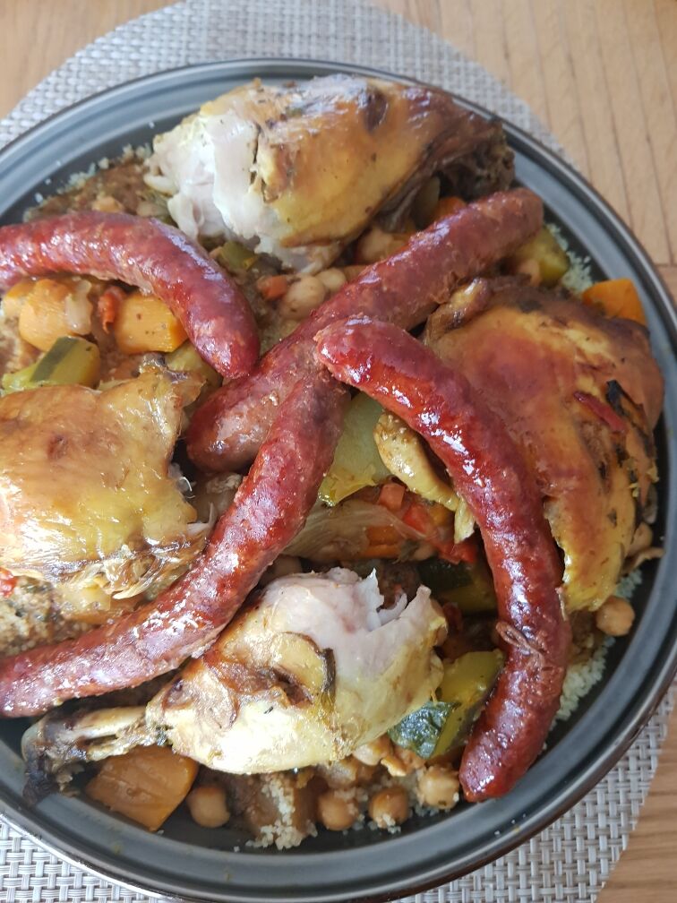 Couscous 2 viande merguez poulet 